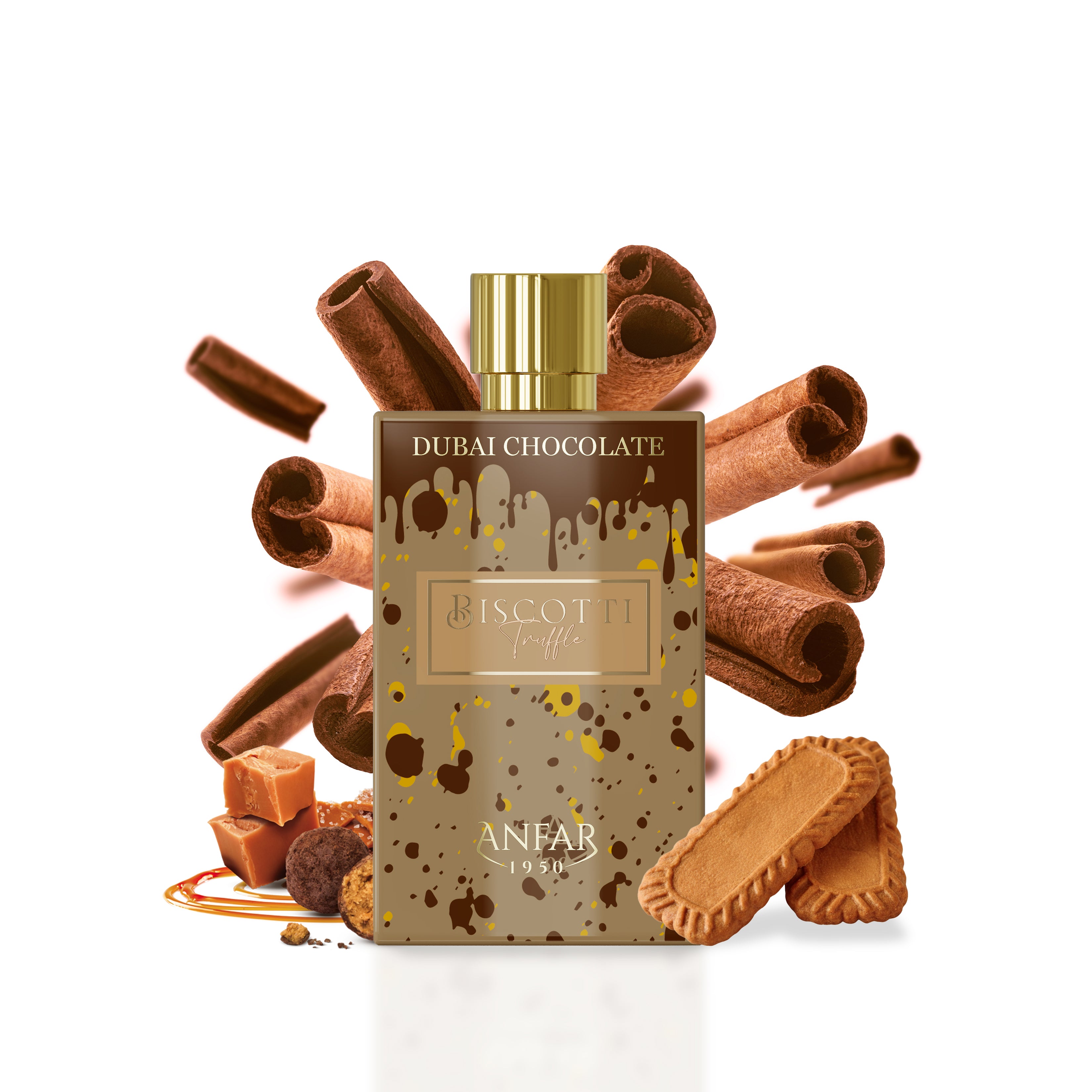 Anfar 1950 Dubai Chocolate Biscotti Truffle